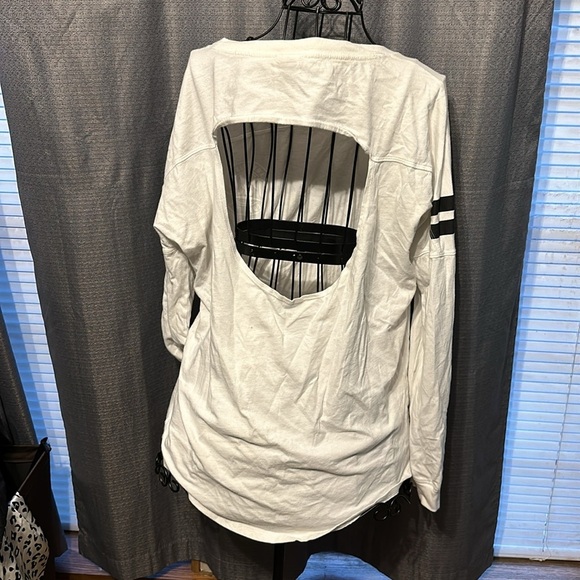 Victoria's Secret PINK Shirt Beach Tunic Crew - Picture 4 of 6